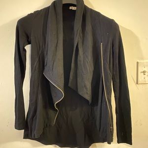 Helmet Lang Draped Zip up